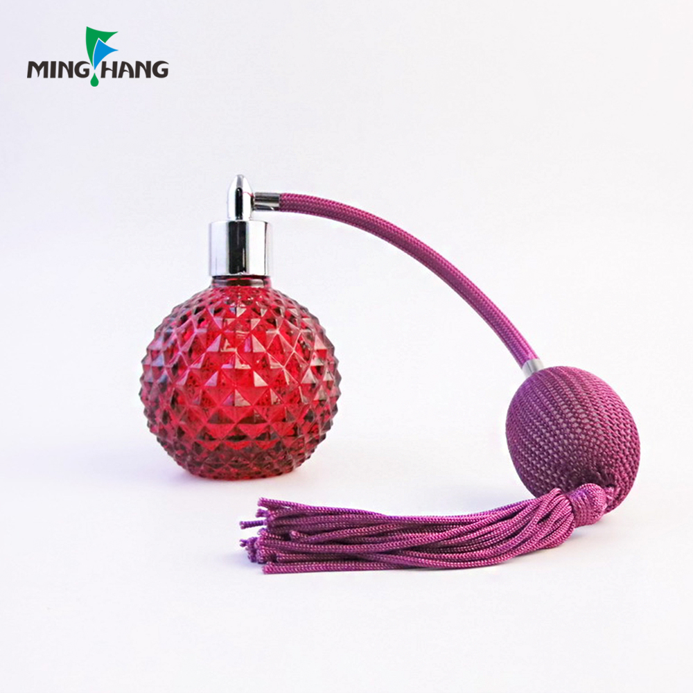 100ML Ball Shape Vintage Perfume Bottle with Gas Bag Atomizer Spray