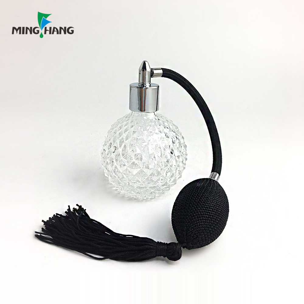 100ML Ball Shape Vintage Perfume Bottle with Gas Bag Atomizer Spray