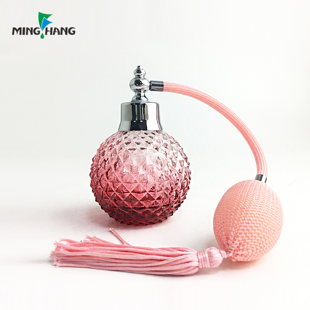 100ML Ball Shape Vintage Perfume Bottle with Gas Bag Atomizer Spray