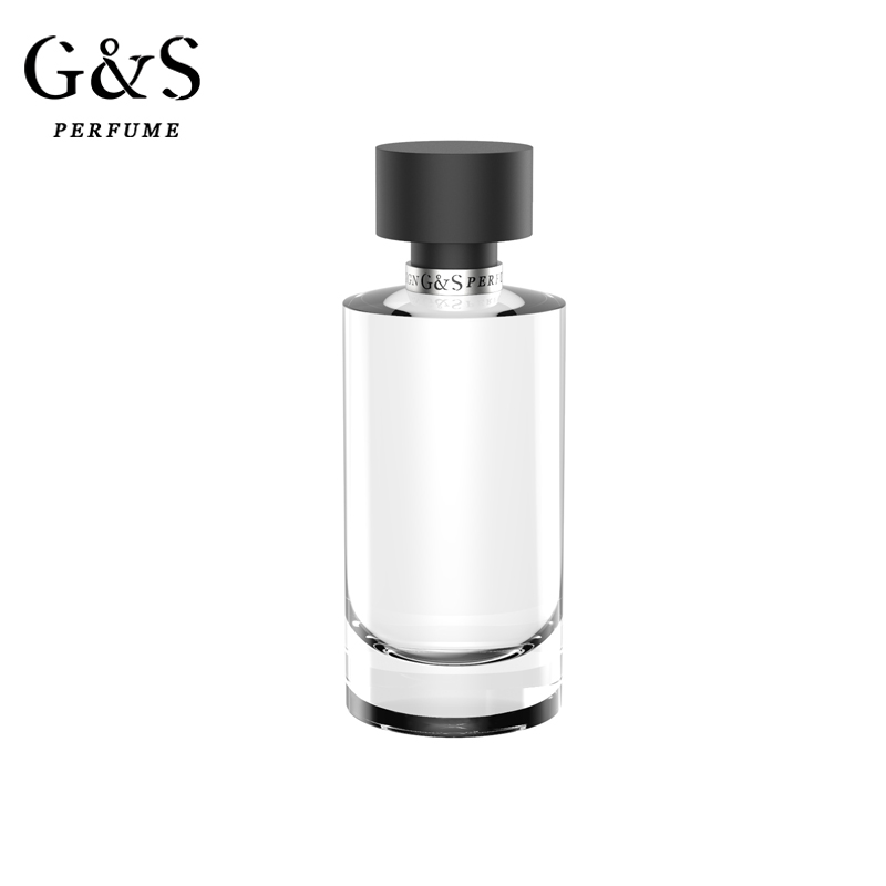 100ML Cylinder Round Shaped Perfume Glass Bottle