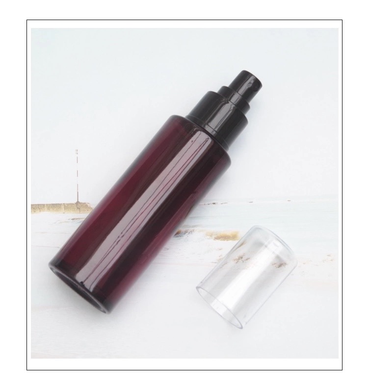 100ML colorful mist spray toner glass frosted bottle