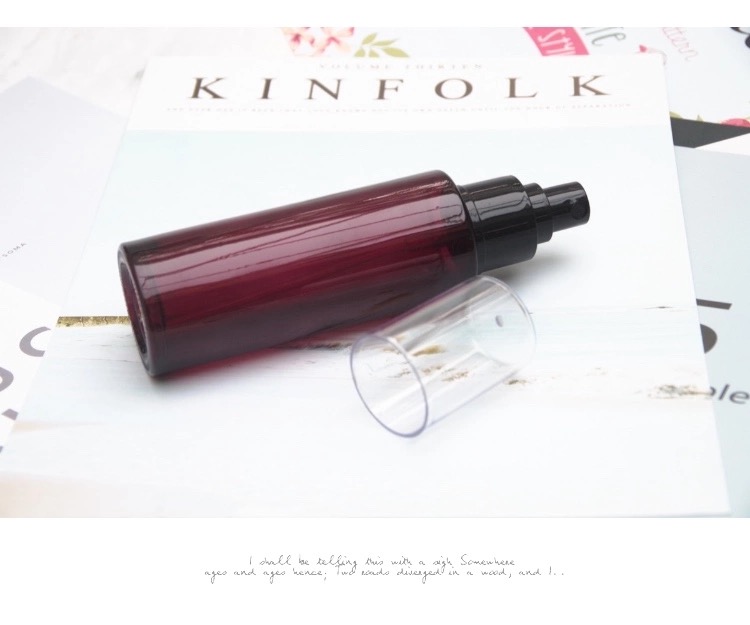 100ML colorful mist spray toner glass frosted bottle