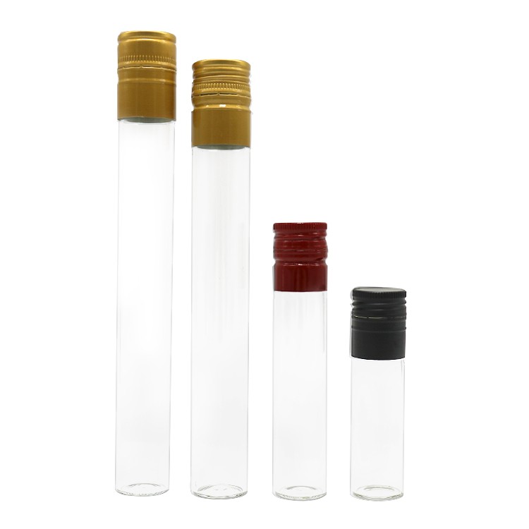 100ML whisky in tube,clear test tube glass bottle with cap