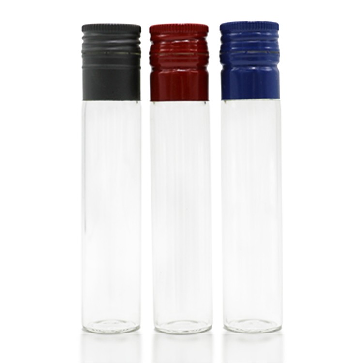 100ML whisky in tube,clear test tube glass bottle with cap