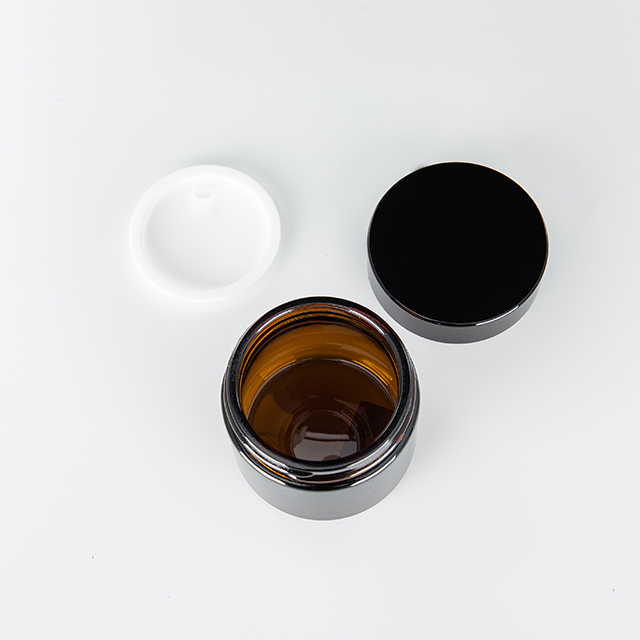 100Ml 150Ml 200Ml 250Ml 300Ml Clear Amber Black Pet Plastic Cosmetic Cream Jar With Plastic Aluminum Lid For Cosmetic Packaging