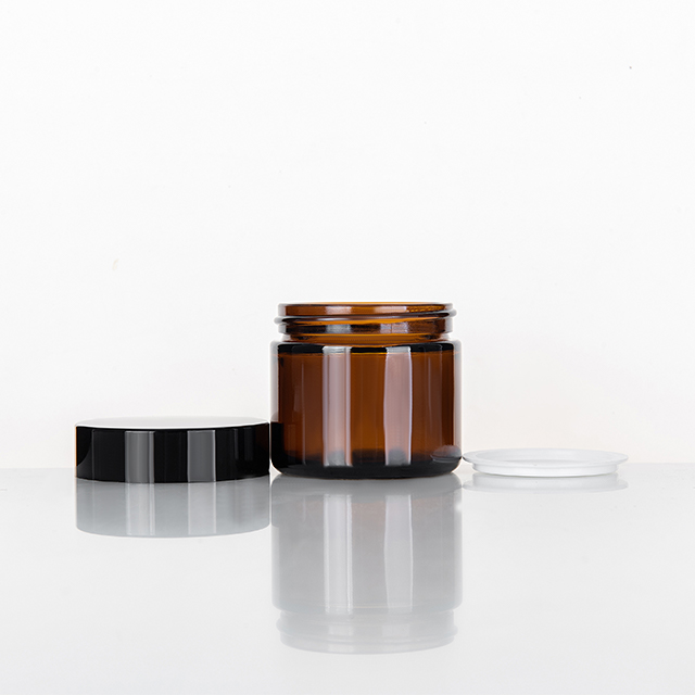 100Ml 150Ml 200Ml 250Ml 300Ml Clear Amber Black Pet Plastic Cosmetic Cream Jar With Plastic Aluminum Lid For Cosmetic Packaging