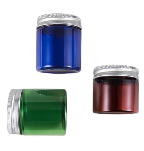 100Ml 200 Ml 250Ml 300Ml 350Ml 500Ml Clear Amber Pet Plastic Cosmetic Frosted Jar With Aluminium Lid