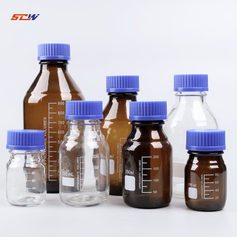100Ml 250Ml 8oz 500Ml 1000Ml Alcohol Bottle Thickened Screw Cap Brown Glass Bottle With Lid Sealed