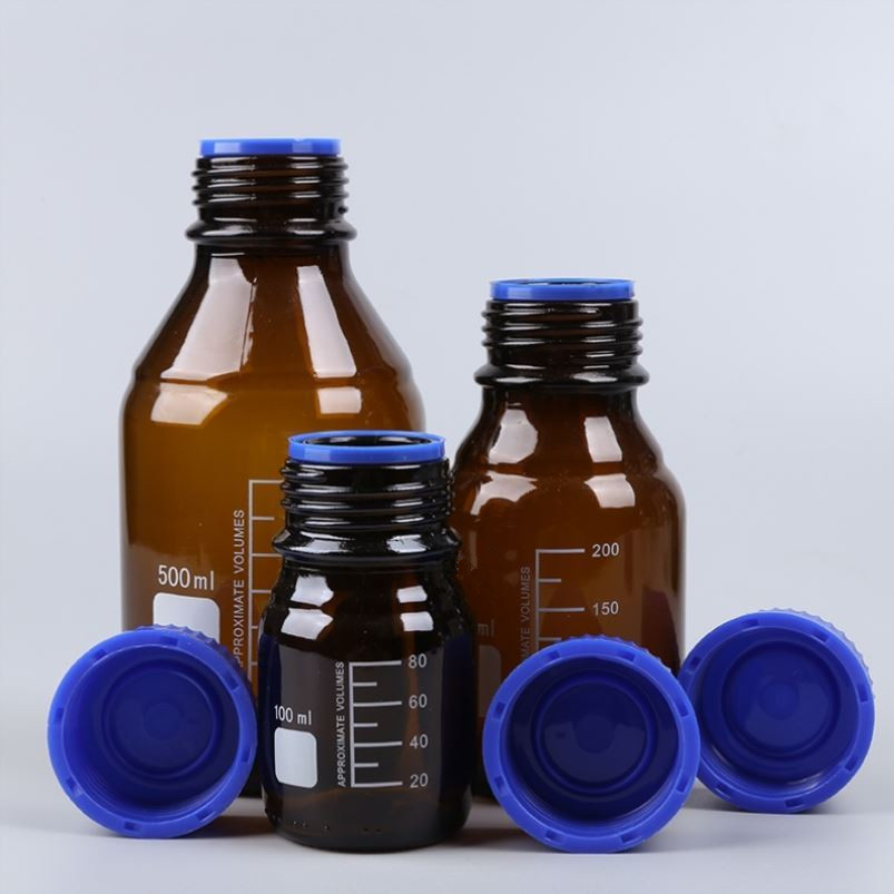 100Ml 250Ml 8oz 500Ml 1000Ml Alcohol Bottle Thickened Screw Cap Brown Glass Bottle With Lid Sealed
