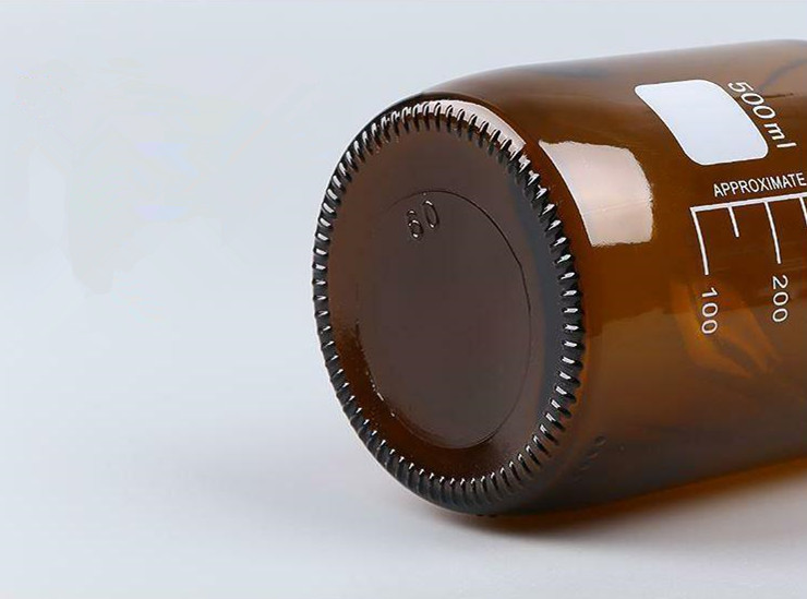 100Ml 250Ml 8oz 500Ml 1000Ml Alcohol Bottle Thickened Screw Cap Brown Glass Bottle With Lid Sealed