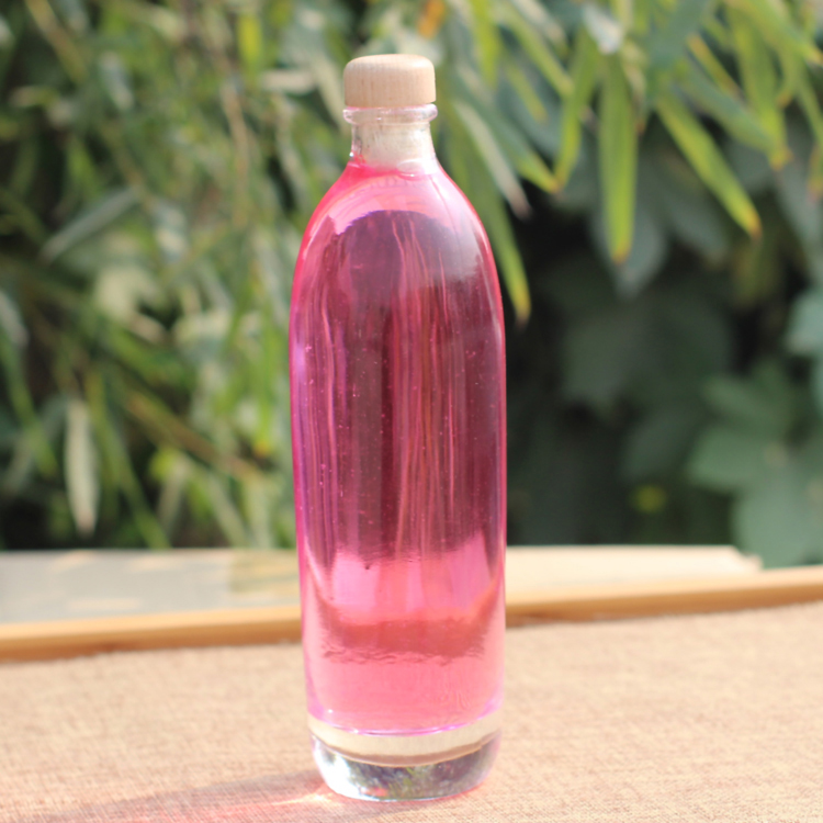 100Ml Clear Glass Bottle For Beverage With Aluminum Cap