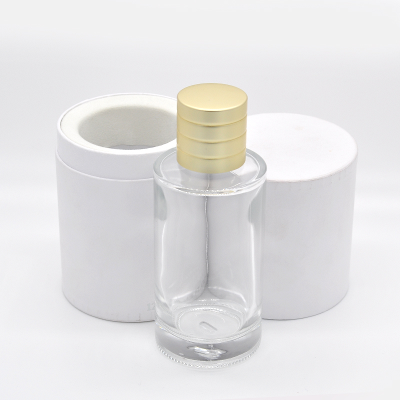 100Ml Perfume Glass Bottle With Magnetic Cover High Premium Perfume Glass Bottle 100Ml