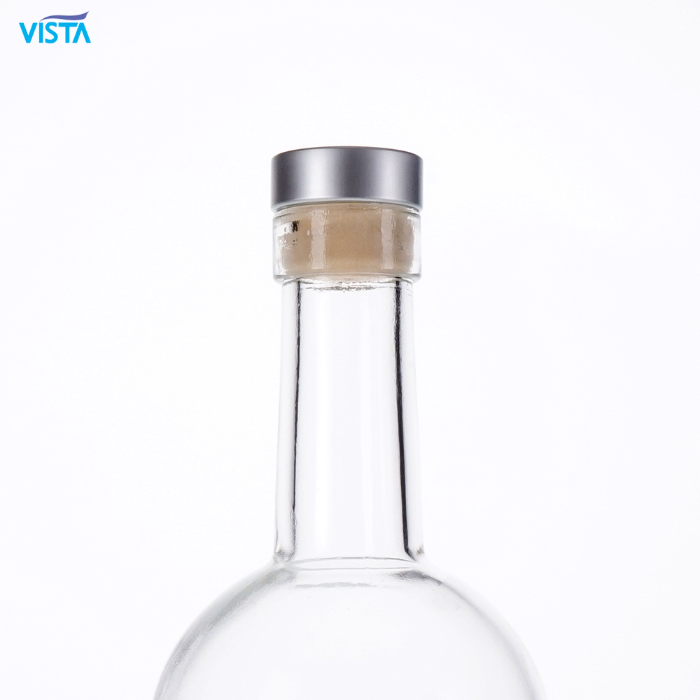 100cl 1000ml whiskey Vodka Spirit 750ml 75cl Glass Bottle Liquor with cork