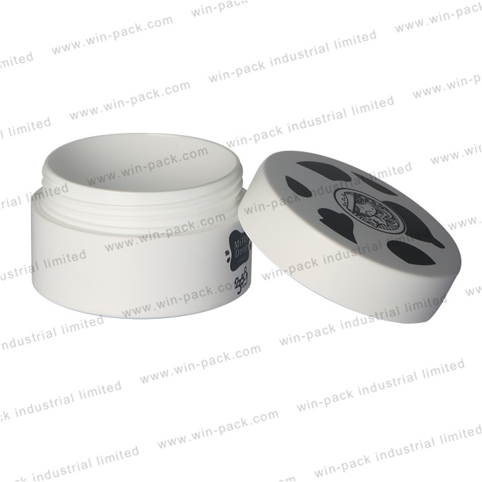 100g 120g 150g white acrylic cosmetic product container mason jar