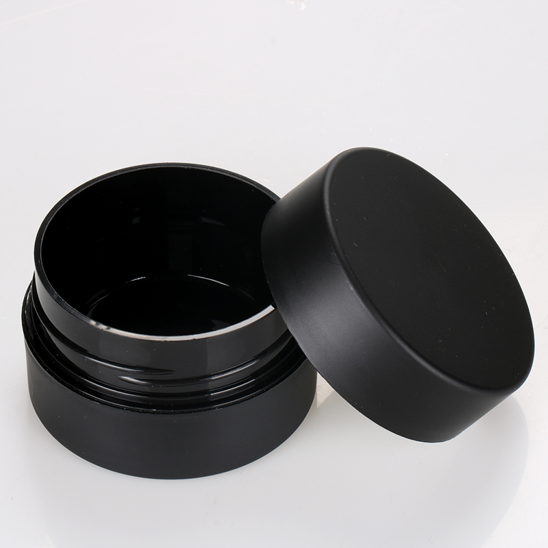100g 120g 4oz matte color nail gel polish cosmetic bottle custom black large plastic body cream jar