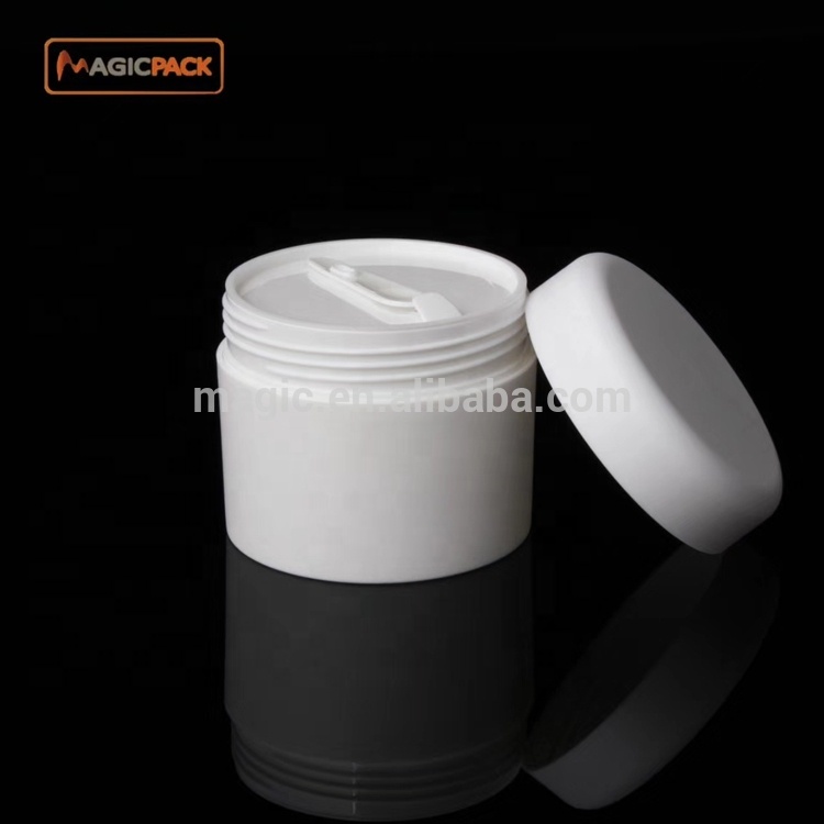 100g 120g empty white luxury body care cosmetic plastic jars