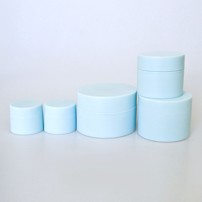 100g 150g 200g 250g double wall 1oz 30ml cosmetic container white 5g 10g plastic jar for cream