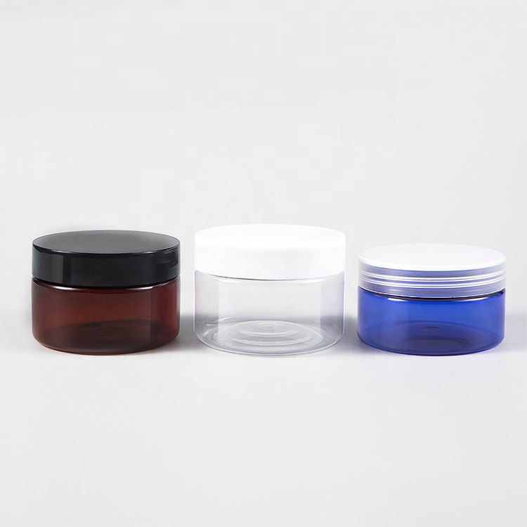 100g 150g Wholesale cosmetic food packaging plastic cosmetic cream jars with lid