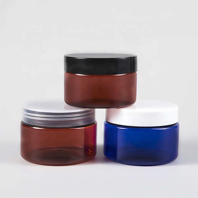 100g 150g Wholesale cosmetic food packaging plastic cosmetic cream jars with lid