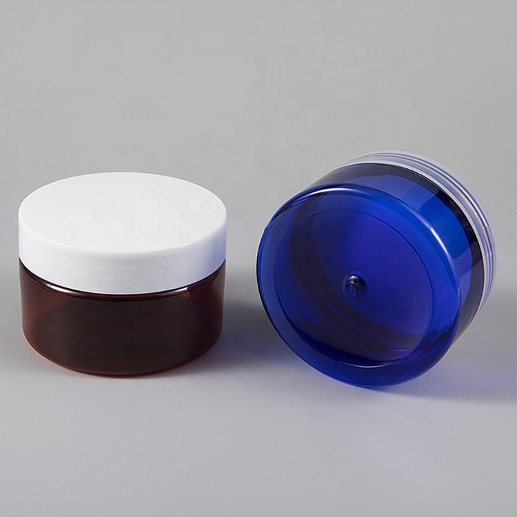 100g 150g Wholesale cosmetic food packaging plastic cosmetic cream jars with lid