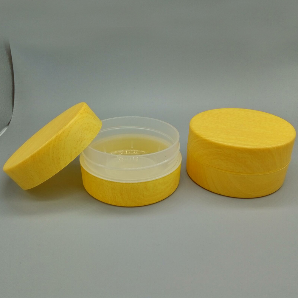 100g 160g 210g Empty Plastic Bamboo Cream Wooden Cosmetic Jar Packaging,Bamboo Cream Jar