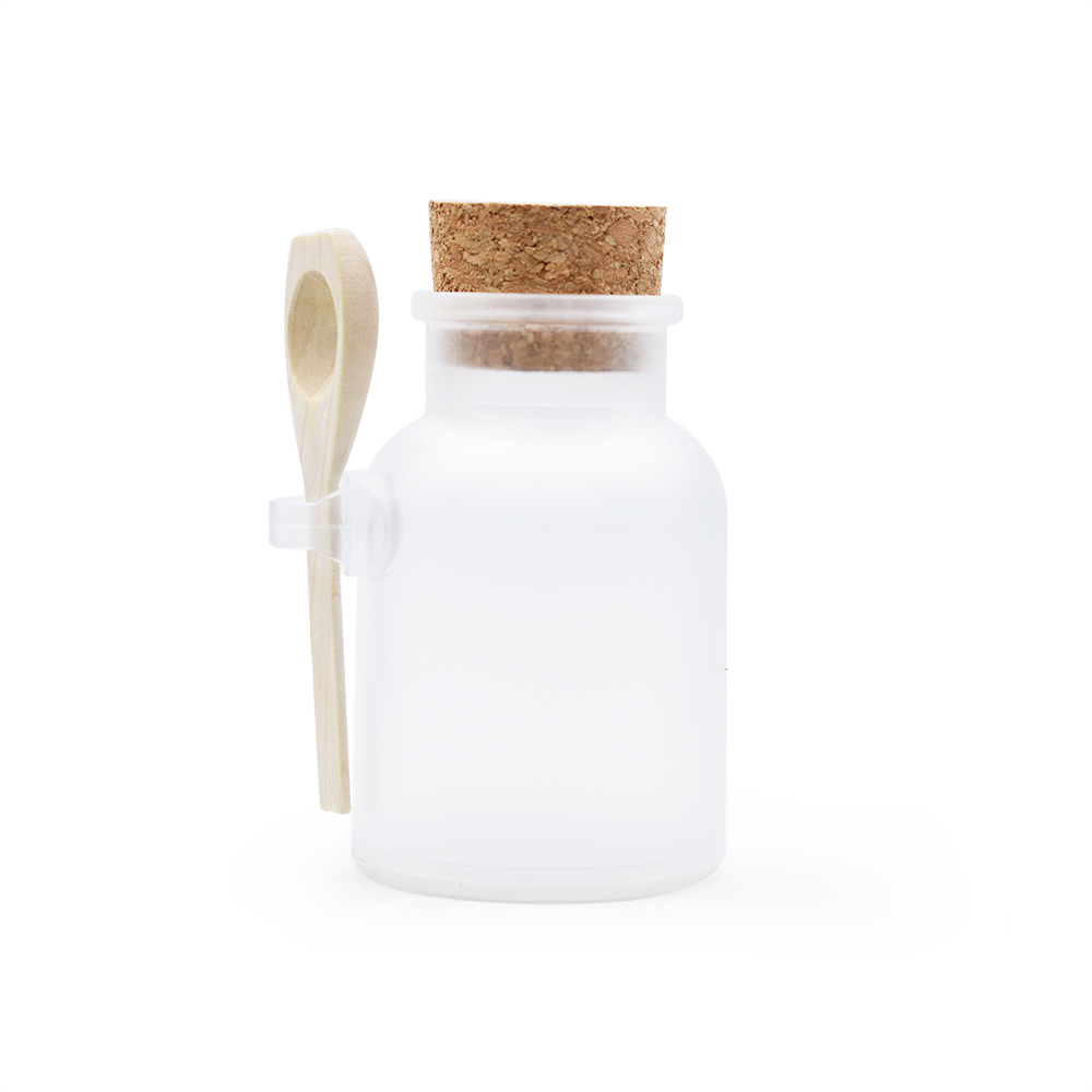 100g 200g 300g 500g translucent plastic jar matte bath salt container free sample