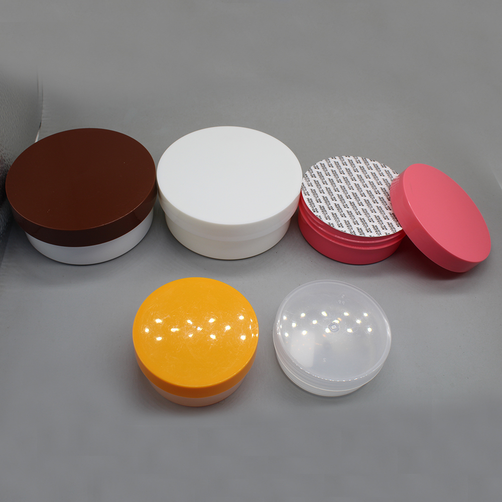 100g 200g Flat PP Empty Cosmetics Containers and Packaging Jar for Body Mask