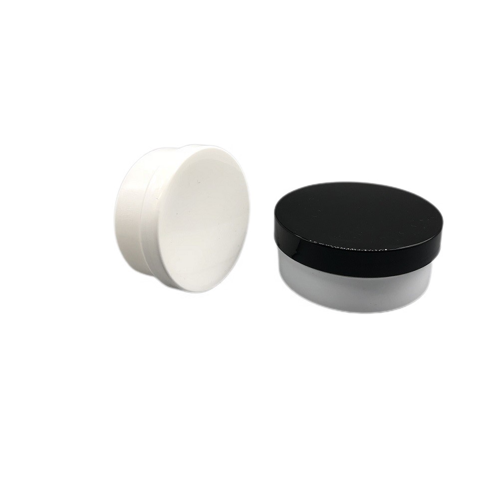 100g 200g Plastic Round Capsule Beautiful Cosmetic Jar with Cap