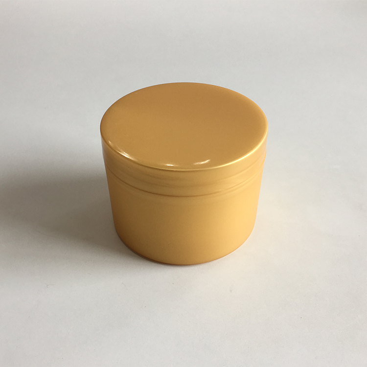 100g 250g Cosmetic Packaging Gold PP Plastic Double wall Cosmetics Cream Empty Jar For Hair Wax body butter