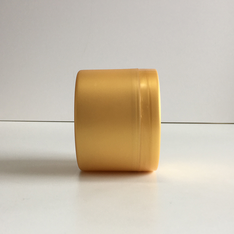 100g 250g Cosmetic Packaging Gold PP Plastic Double wall Cosmetics Cream Empty Jar For Hair Wax body butter