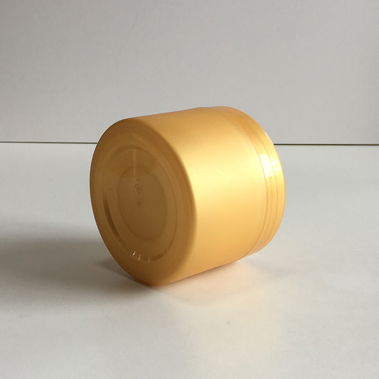 100g 250g Cosmetic Packaging Gold PP Plastic Double wall Cosmetics Cream Empty Jar For Hair Wax body butter