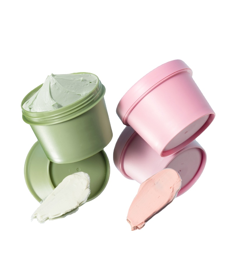 100g 250g colorful round empty cosmetic container cream jar skin care cream jars plastic jars