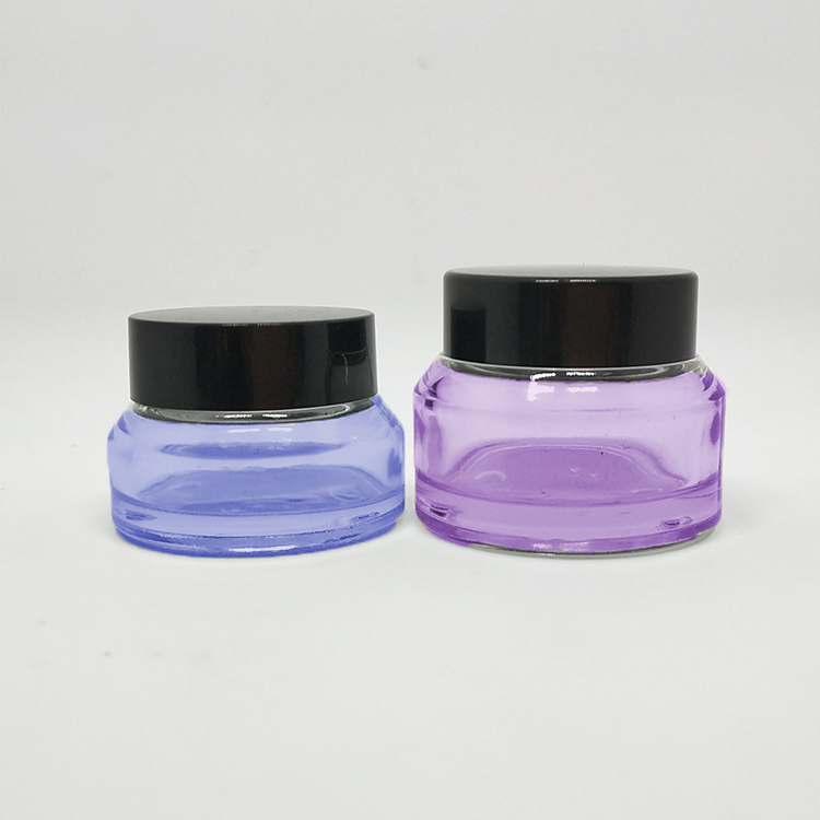 100g 3oz body cream DIY mask empty frosted glass jar 100g glass container package