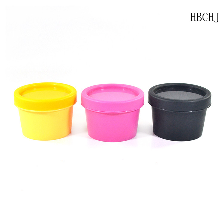 100g 50g PP plastic hair mask container pink yellow black single wall cosmetic plastic jar