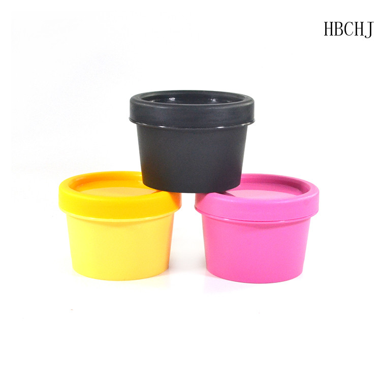 100g 50g PP plastic hair mask container pink yellow black single wall cosmetic plastic jar