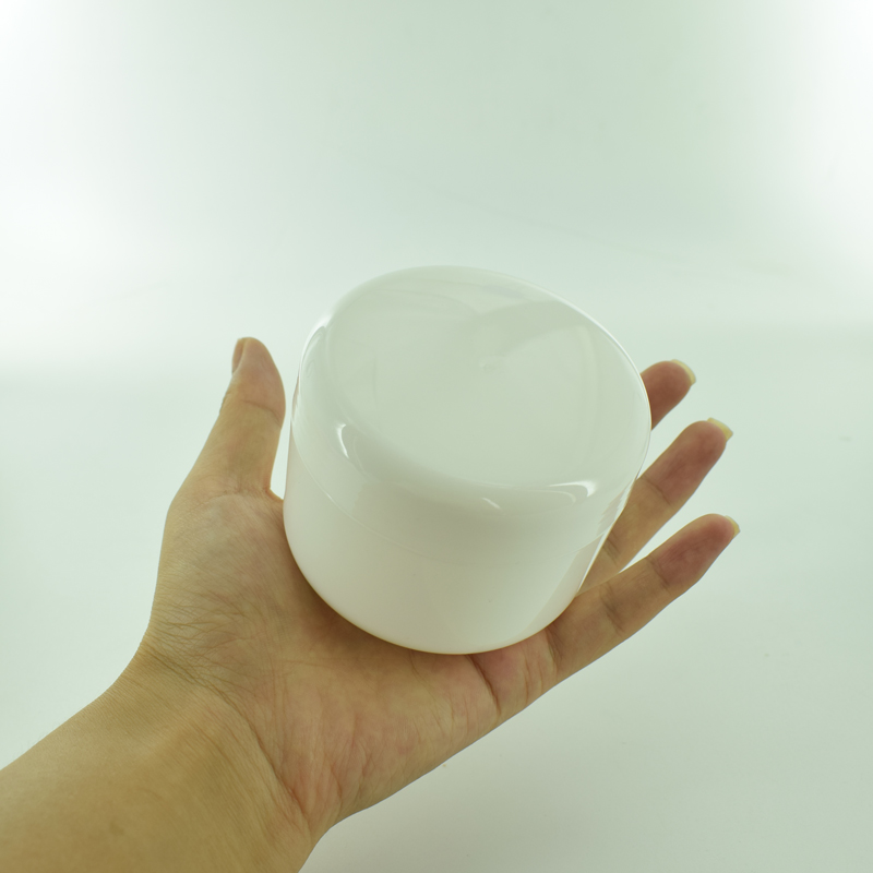 100g Cosmetics Eco Empty PP Single Wall White Face Cream jar for body butter