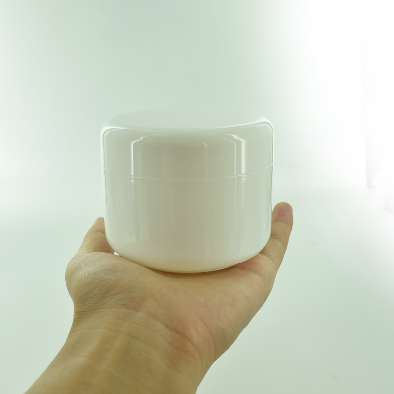 100g Cosmetics Eco Empty PP Single Wall White Face Cream jar for body butter