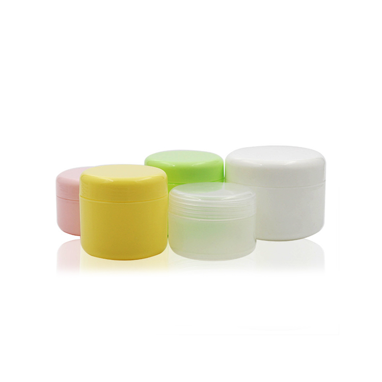 100g Cosmetics Eco Empty PP Single Wall White Face Cream jar for body butter