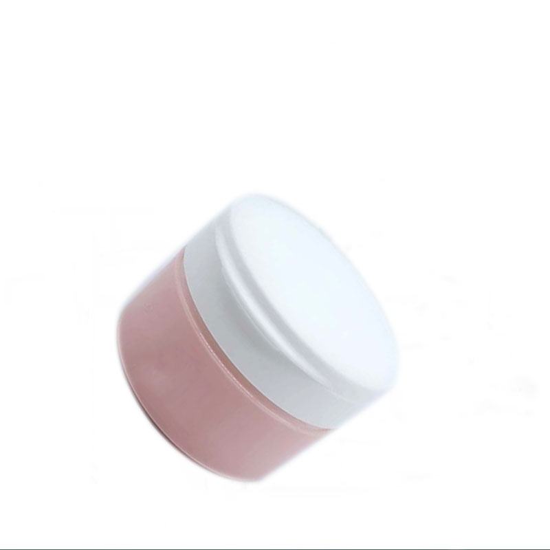 100g Double Layer Cream Bottle PP Material Mask Bottle Pink Cream Jar For Eye Cream Come With Matte Effect