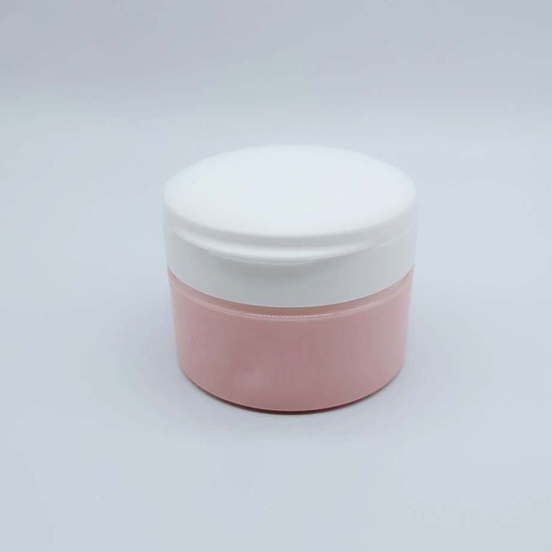 100g Double Layer Cream Bottle PP Material Mask Bottle Pink Cream Jar For Eye Cream Come With Matte Effect