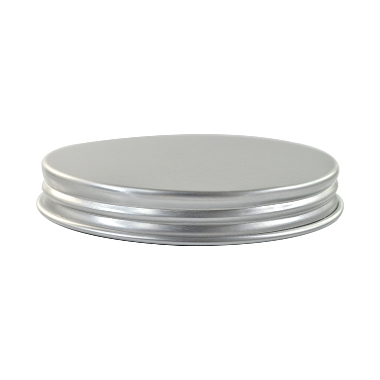 100g Empty metal aluminum jar with aluminum screw top lid for cosmetic cream lotion candy tea jewelry container
