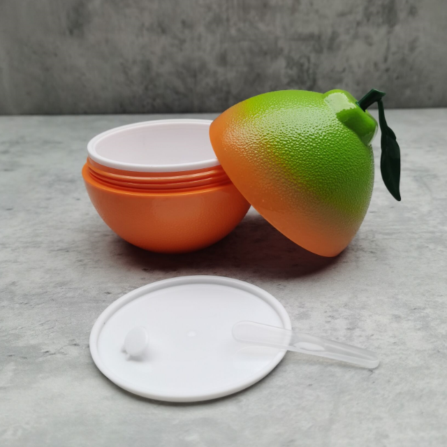 100g PP fruit Shape Body Scrub Empty cosmetic container cream jar