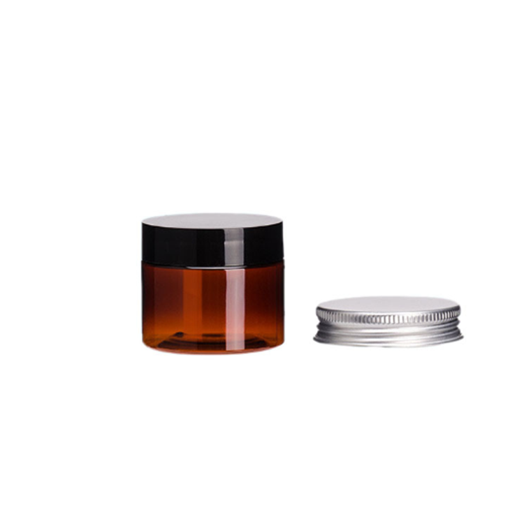 100g Plastic Cream Jar Clear Blue Amber Cosmetic Plastic PET Jar