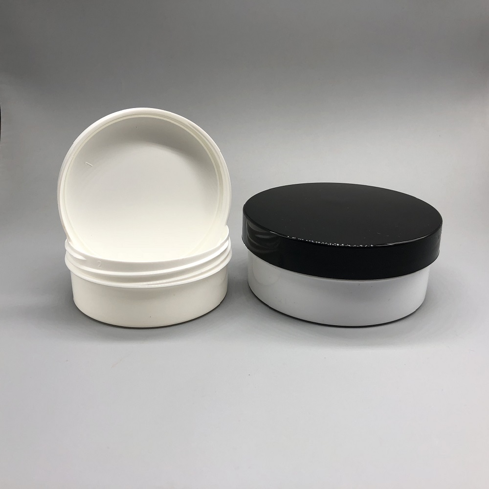 100g Plastic Sample Low Profile Cosmetic Jar for Skin Care