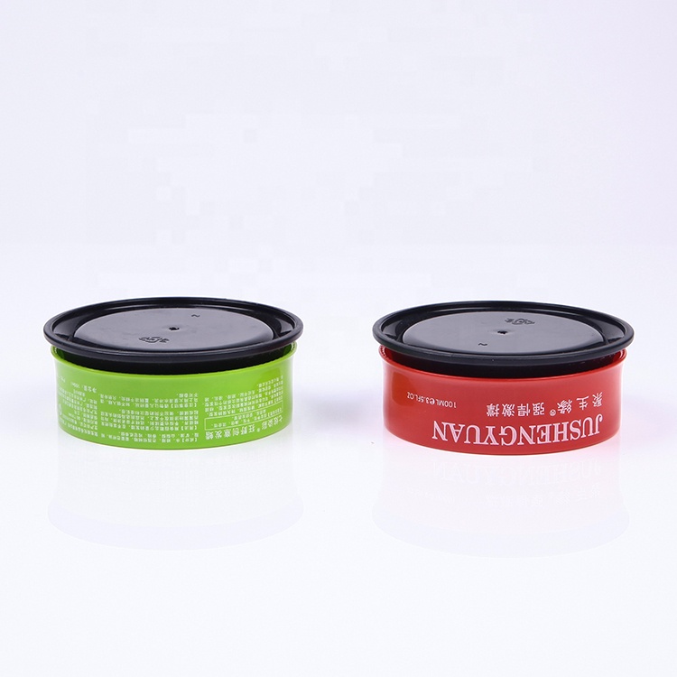 100g Wholesale Green or Red PP Plastic Cosmetic Hand Cream Jars