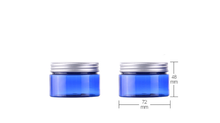 100g aluminum cream bottle with inner cover PET bottle with aluminum lid