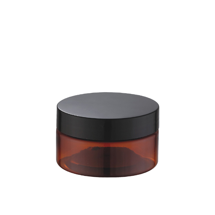 100g amber pet jar cosmetic plastic jar