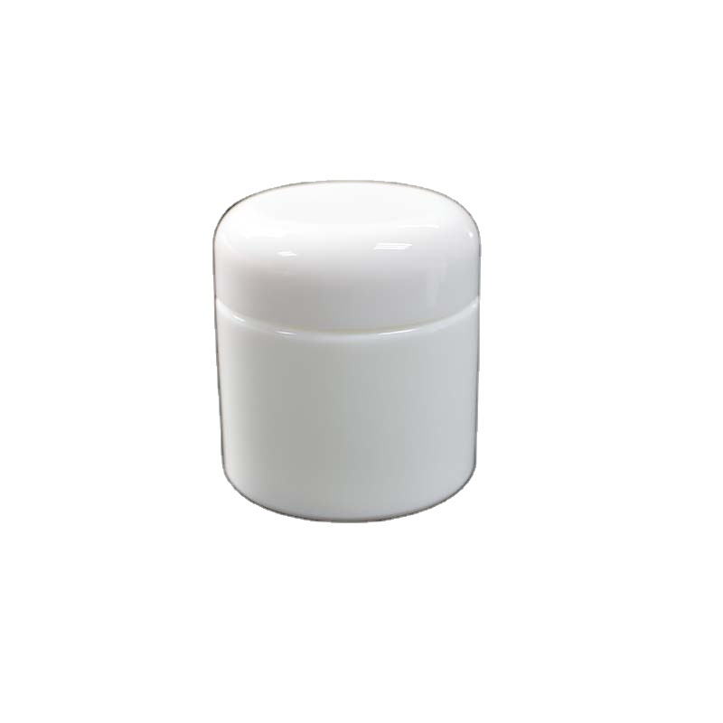 100g eco-friendly ceramic white glass cream porcelain jar with lid for cosmetic cream bottle jar