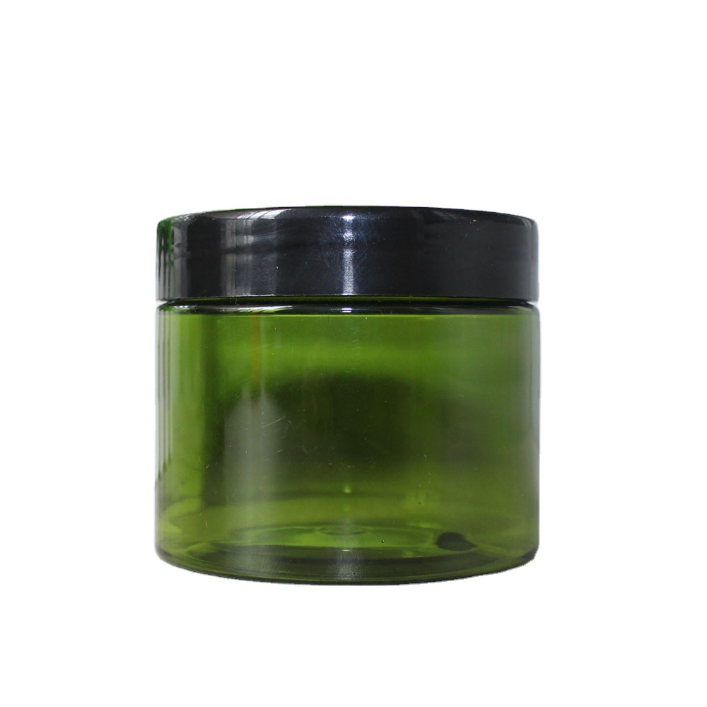 100g food grade green pet plastic candy jars