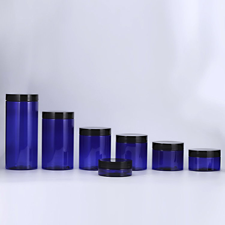 100g food grade green pet plastic candy jars